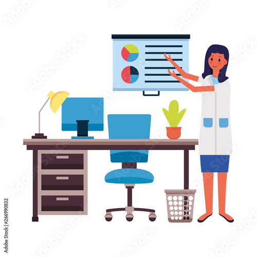 doctor woman room consultation