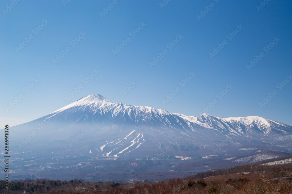 Snowy scenery of Hachimantai in Tohoku region