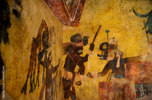 bonampak pinturas maya photo