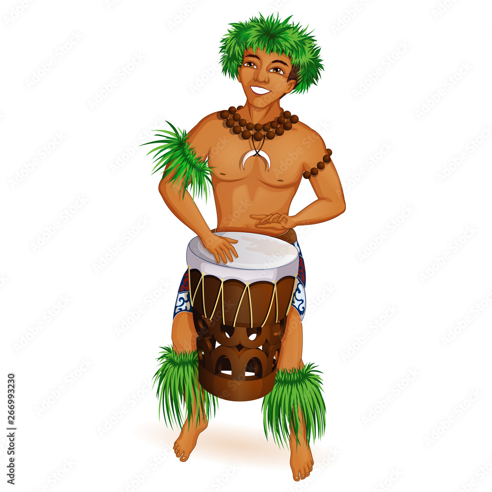 hawaiian cartoon