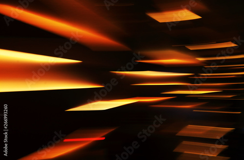 Abstract glowing light motion useful as background