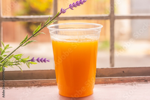 glass of orange juice