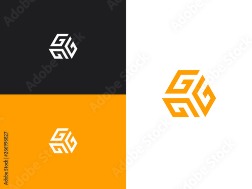 Letter G logo. Vector illustration for your design