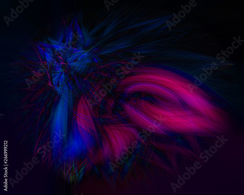 Digital art abstract fractal light background . fantasy pattern. Raster clip art for for poster, web, card,brochure, cover, invitation,