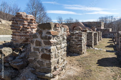 Remnants of Antique Roman fortress The Trajan's Gate, Sofia Region, Bulgaria photo