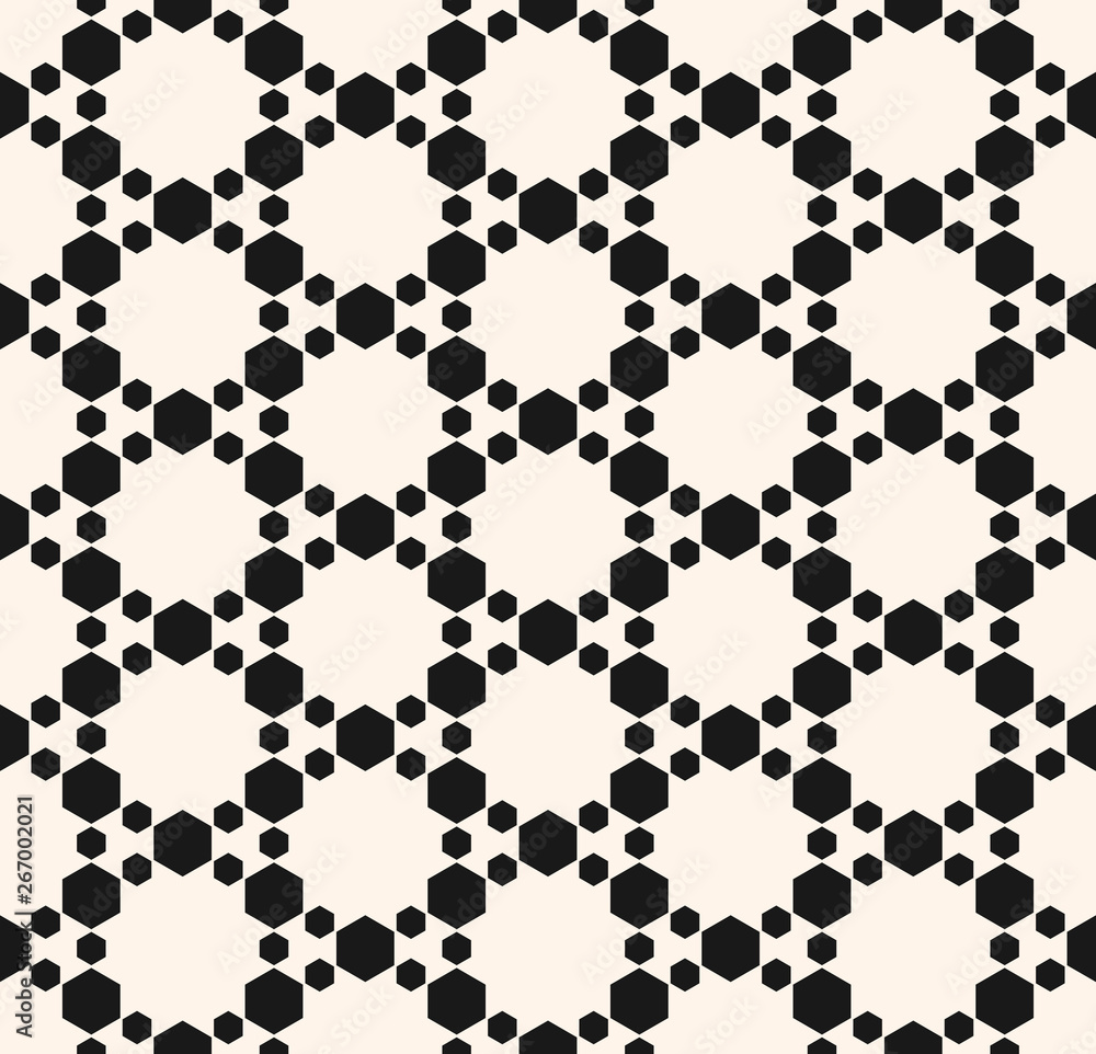 Subtle geometric seamless pattern with hexagonal grid. Abstract texture Subtle geometric seamless pattern with hexagonal grid. Abstract texture