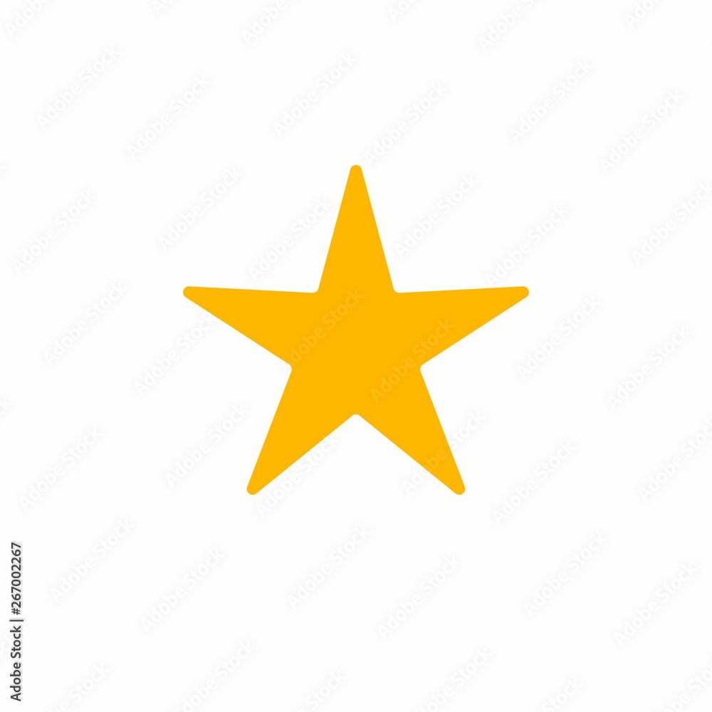 Star icon on white background. Vector illustration Star icon on white background. Vector illustration