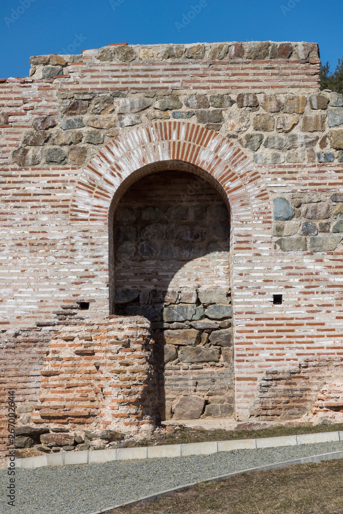 Remnants of Antique Roman fortress The Trajan's Gate, Sofia Region, Bulgaria