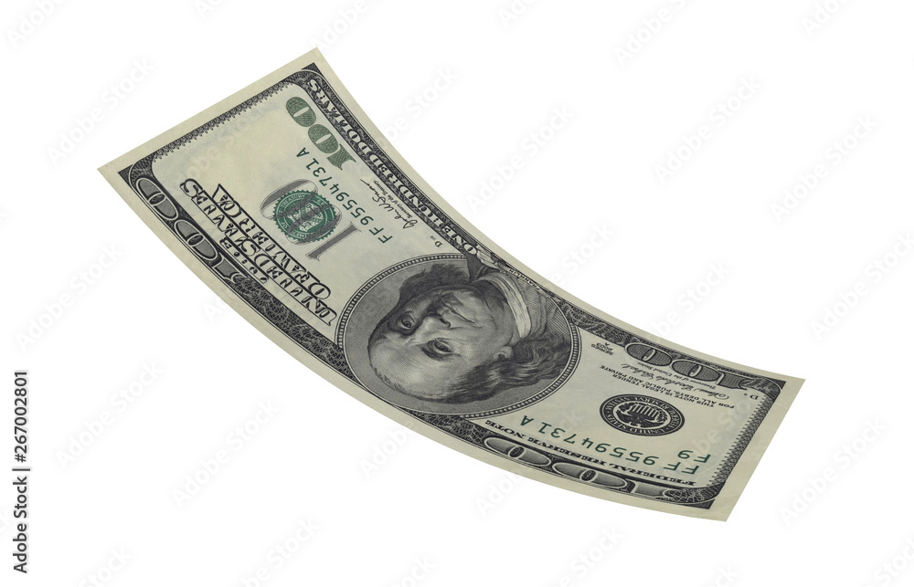 Dollar, Paper Money, American Banknote, Flying Money, 3D Render Dollar, Paper Money, American Banknote, Flying Money, 3D Render