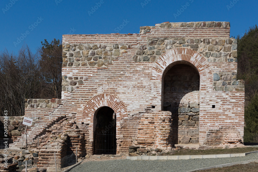 Remnants of Antique Roman fortress The Trajan's Gate, Sofia Region, Bulgaria