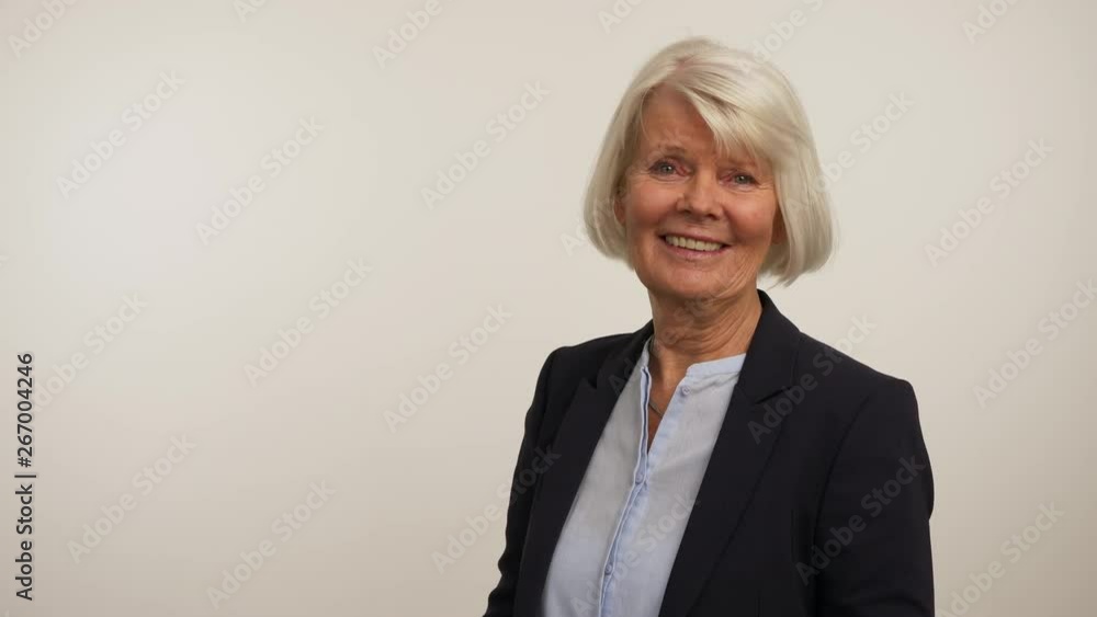 Smiling old woman Smiling old woman