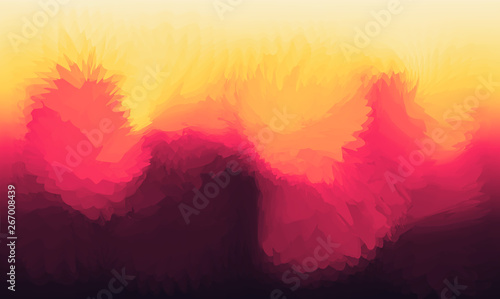 Chaos Theory for Dynamical Systems Mathematical Concept Background - Vector Illustration