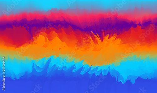 Chaos Theory for Dynamical Systems Mathematical Concept Background - Vector Illustration