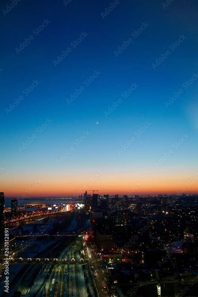 Obraz premium Toronto Downtown Sunset