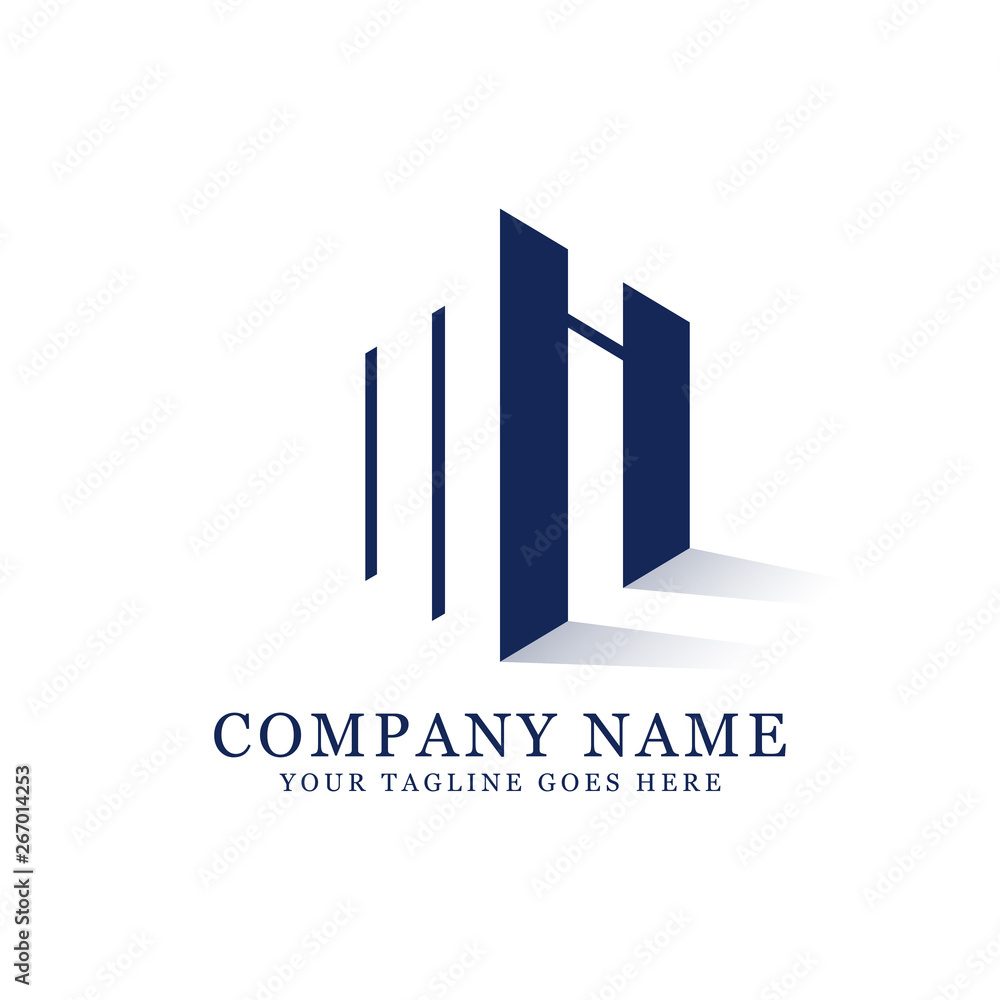 Mi initial Letter Premium Logo - Vector with negative space vector Mi initial Letter Premium Logo - Vector with negative space vector