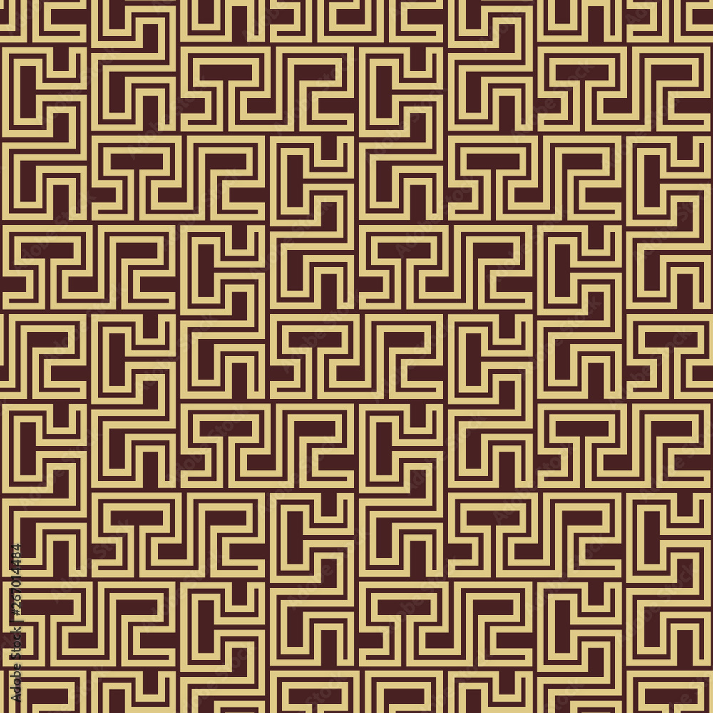 Seamless background for your designs. Modern ornament. Geometric abstract golden pattern Seamless background for your designs. Modern ornament. Geometric abstract golden pattern