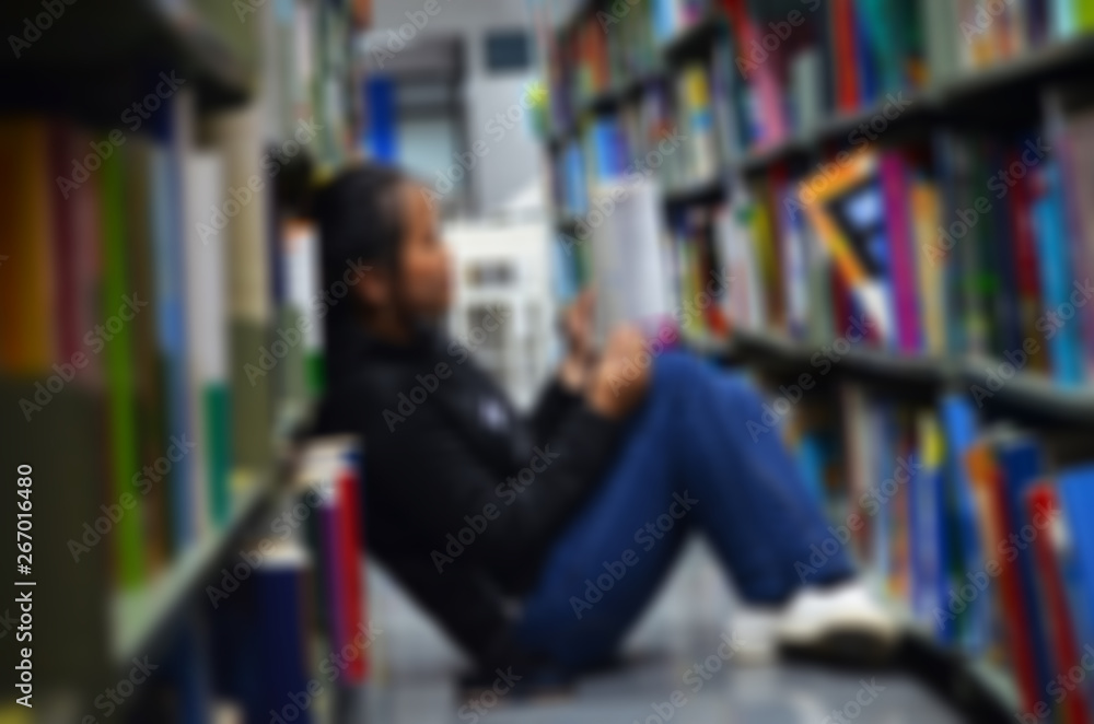 student in library student in library
