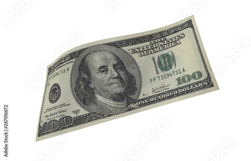 Dollar, Paper Money, American Banknote, Flying Money, 3D Render