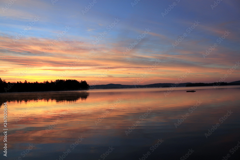 Glorious Sunrise on Lake Wentworth