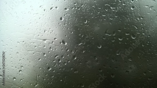 Water drops on glass #2