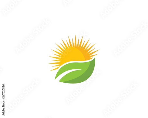 Green leaf logo