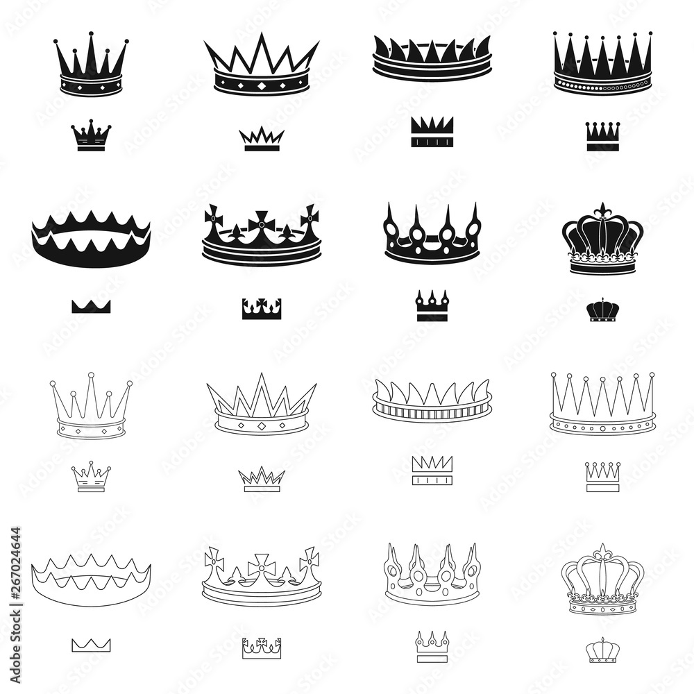 Isolated object of medieval and nobility icon. Set of medieval and monarchy vector icon for stock. Isolated object of medieval and nobility icon. Set of medieval and monarchy vector icon for stock.