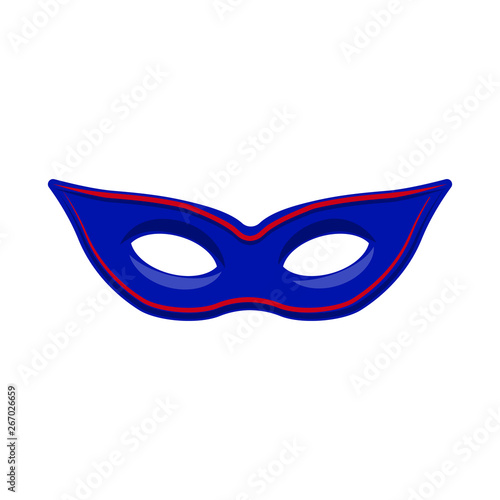 Isolated object of carnival and theatrical icon. Set of carnival and mystery stock symbol for web.