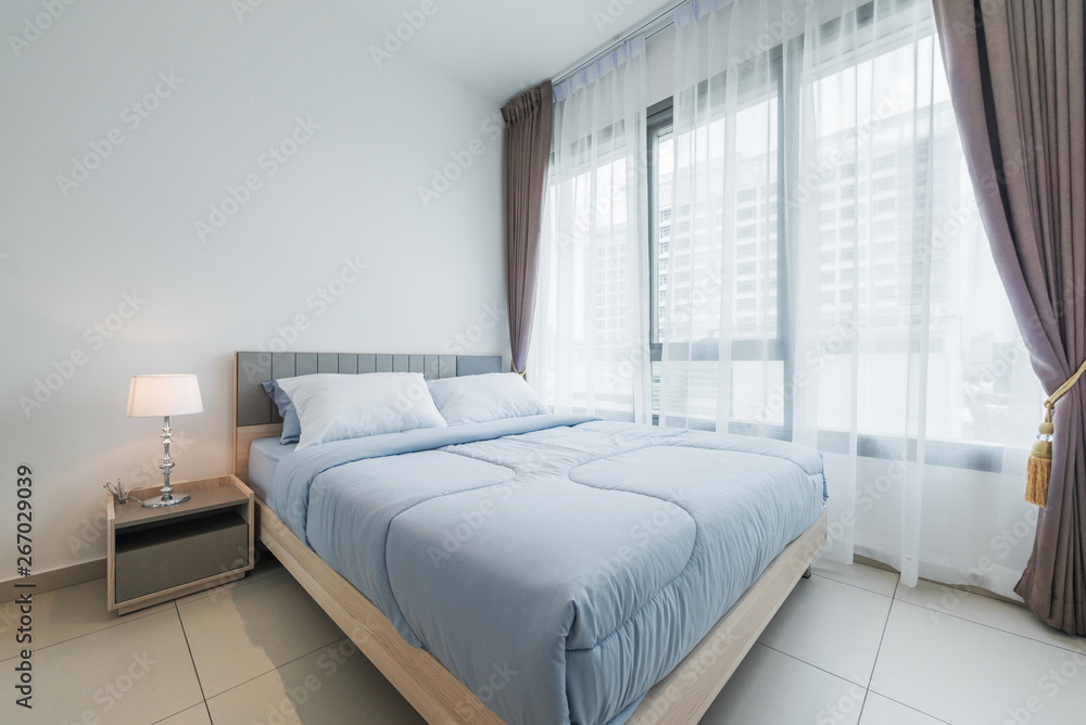 Fototapeta premium Beautiful Interior design modern Bedroom