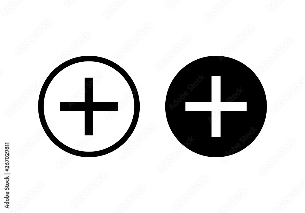 Plus Icon vector. Add icon. Addition sign. Medical Plus icon Plus Icon vector. Add icon. Addition sign. Medical Plus icon