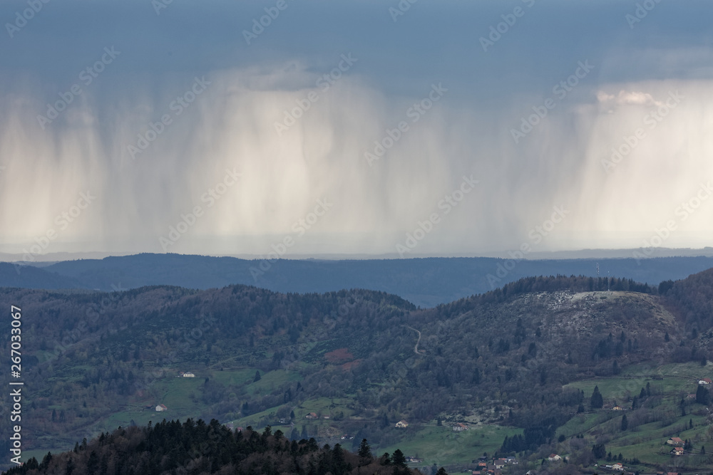 Orage sur les Vosges