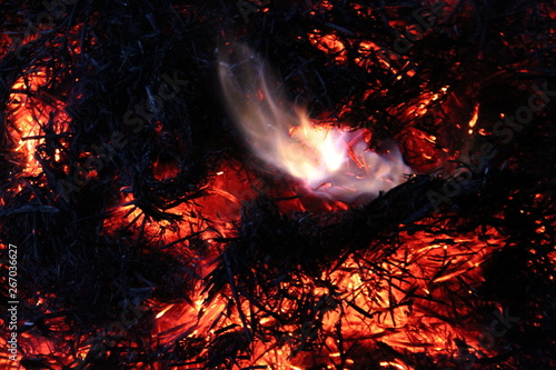 Fire sparks black background, burn effect, burning fire and smoke, sparks fire background.
