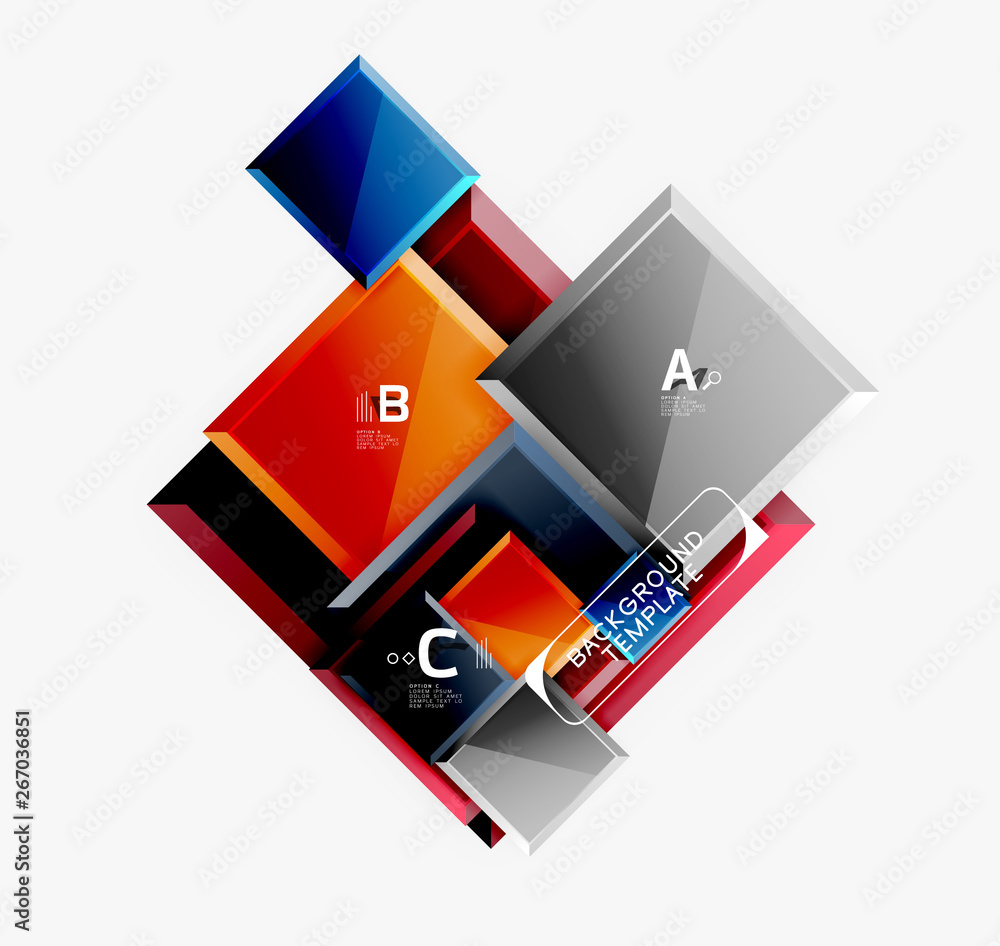 Minimal square banner abstract background Minimal square banner abstract background