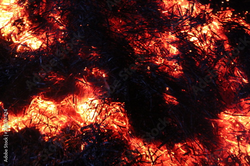 Fire sparks black background, burn effect, burning fire and smoke, sparks fire background.
