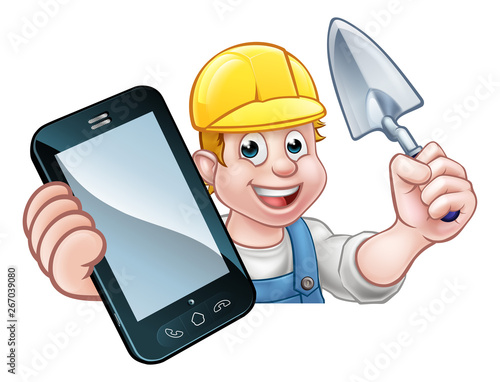A builder or handyman holdi...