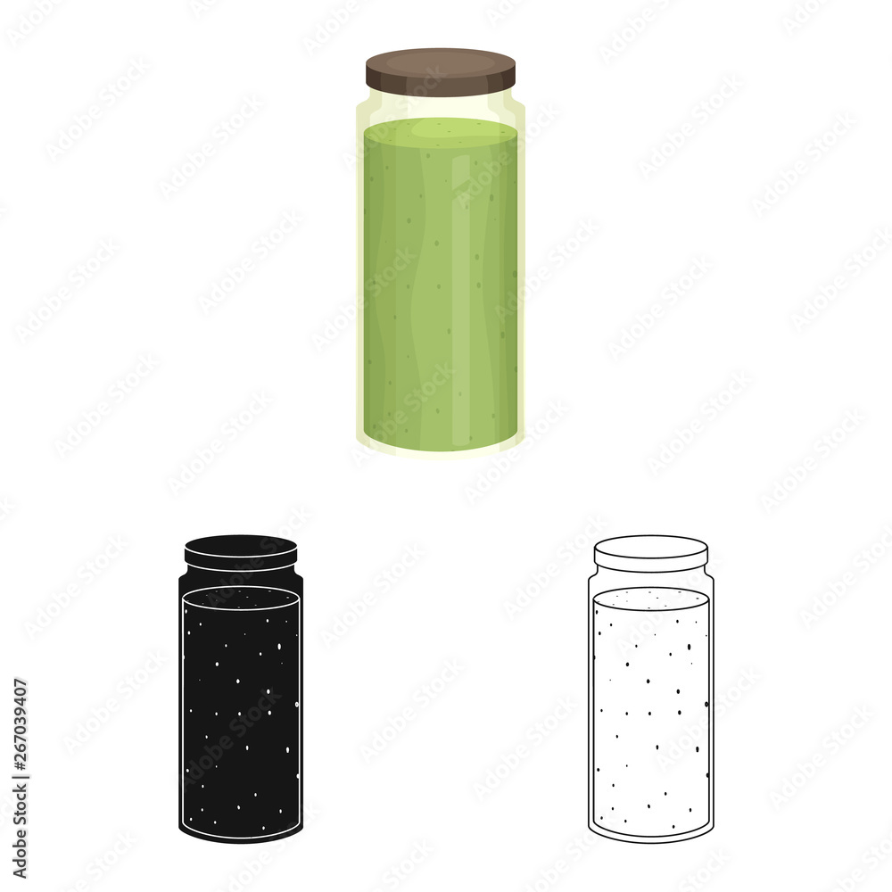 Isolated object of smoothie and seaweed symbol. Set of smoothie and superfoods stock vector illustration. Isolated object of smoothie and seaweed symbol. Set of smoothie and superfoods stock vector illustration.