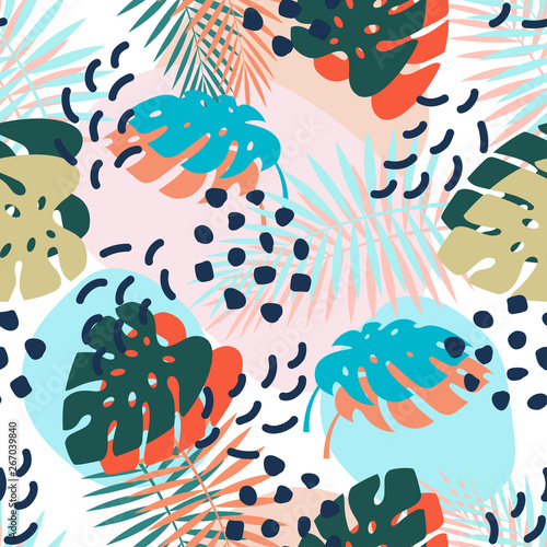 creative universal floral background tropical
