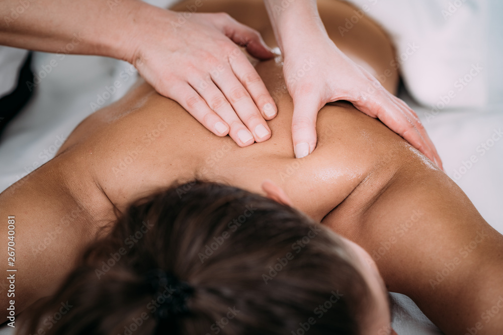 Fototapeta premium Shoulder Sports Massage Therapy