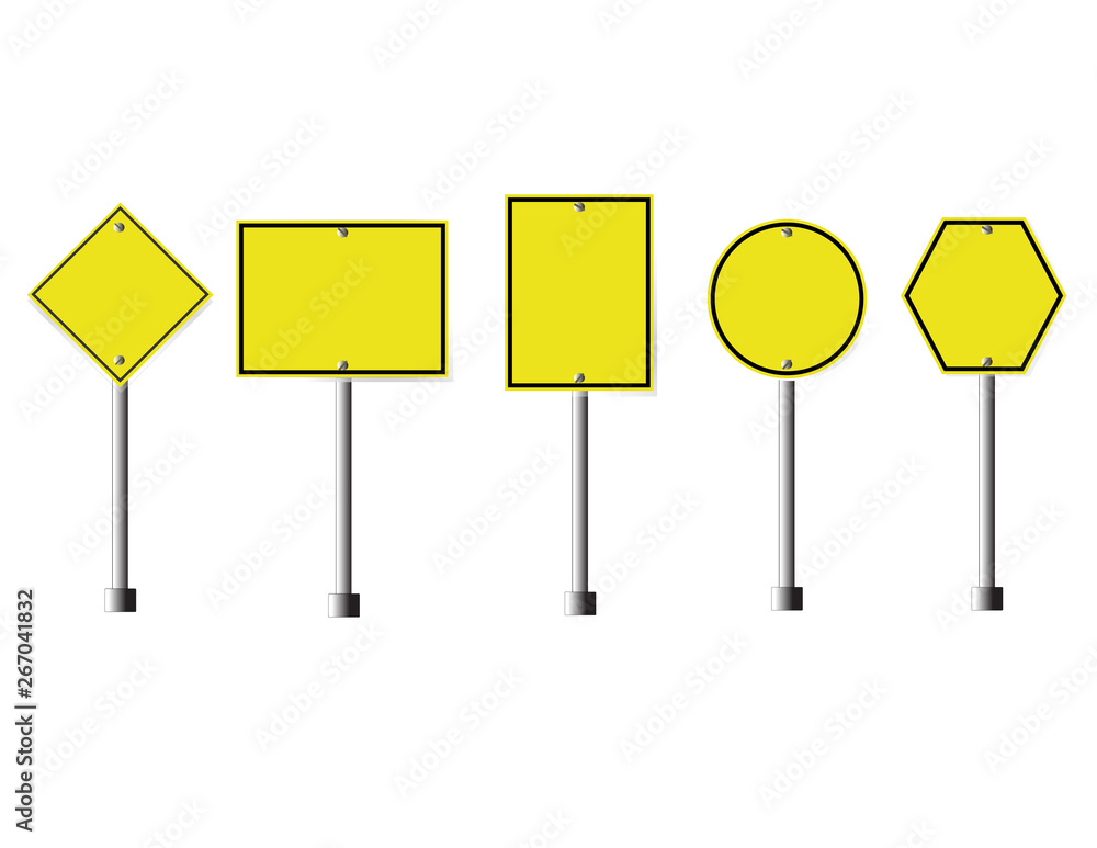 Yellow Roadsigns Set icon on white background. flat style. Yellow Roadsigns Set by phone for your web site design, logo, app, UI. Roadsigns symbol. Yellow Roadsigns Set icon on white background. flat style. Yellow Roadsigns Set by phone for your web site design, logo, app, UI. Roadsigns symbol.