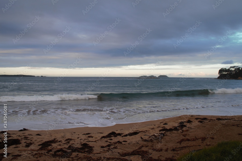Early morning Australian ocean landscape view 