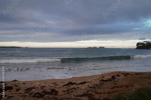 Early morning Australian ocean landscape view 