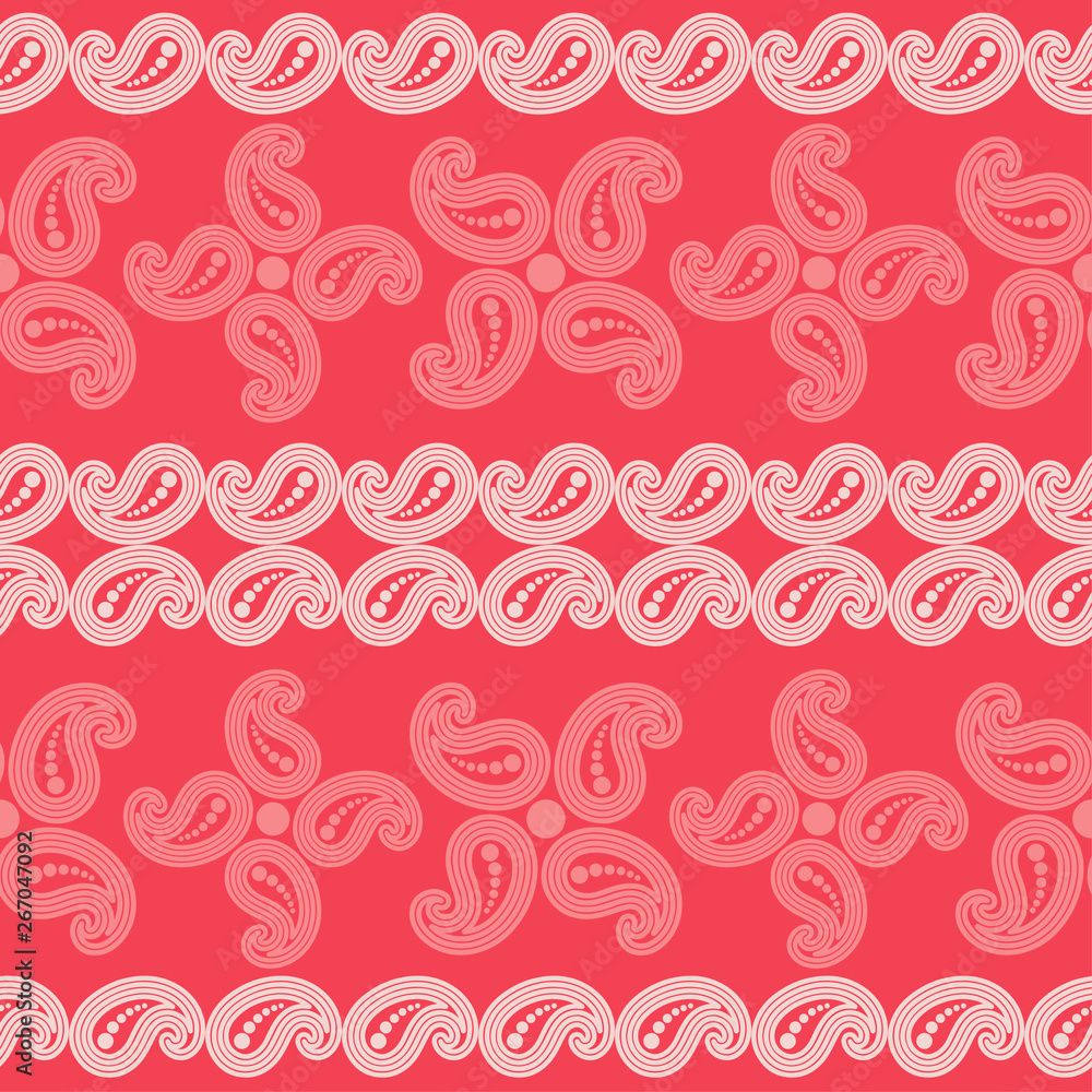 Paisley ornament. Ethnic boho seamless pattern. Ikat. Traditional ornament. Folk motif. Can be used for wallpaper, textile, invitation card, wrapping, web page background. Paisley ornament. Ethnic boho seamless pattern. Ikat. Traditional ornament. Folk motif. Can be used for wallpaper, textile, invitation card, wrapping, web page background.