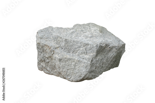 stones isolated on white background.Big granite rock stone.rock stone isolated on white background