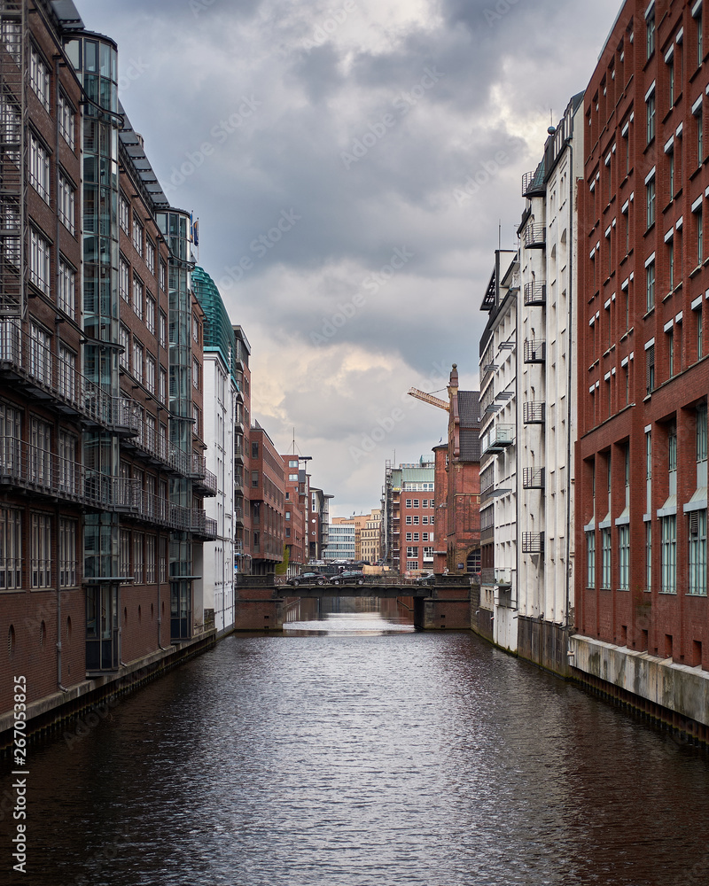 Kanal in der Hamburger Altstadt
