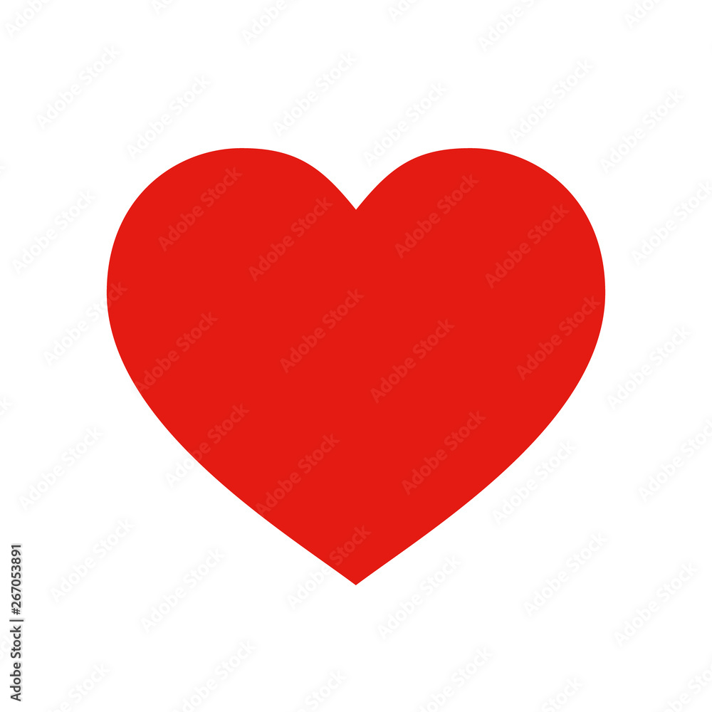 Love Heart Symbol icon vector illustration