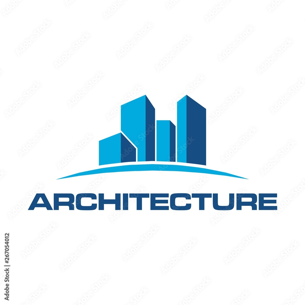tower, building logo design