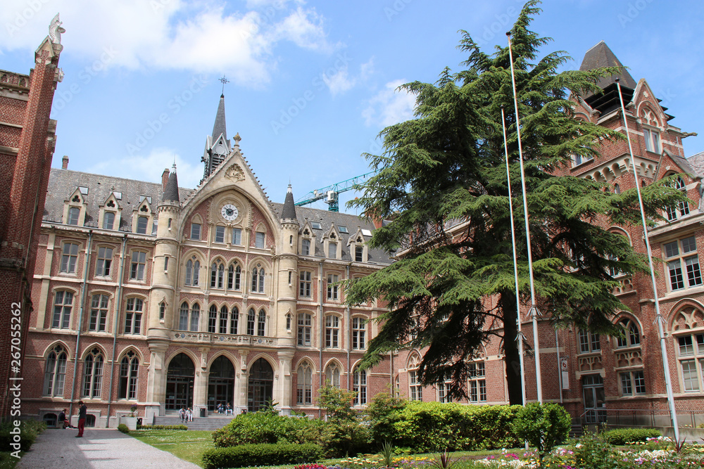 building (catholic university) in Lille (France)