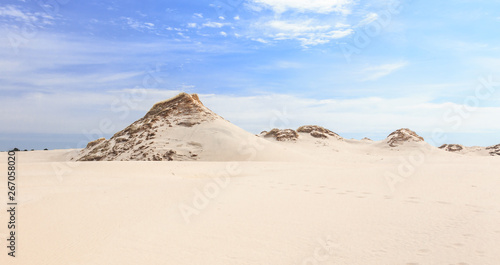 Lacka dune in the Slowinski National Park near Łeba, on the Polish coast of the Baltic Sea