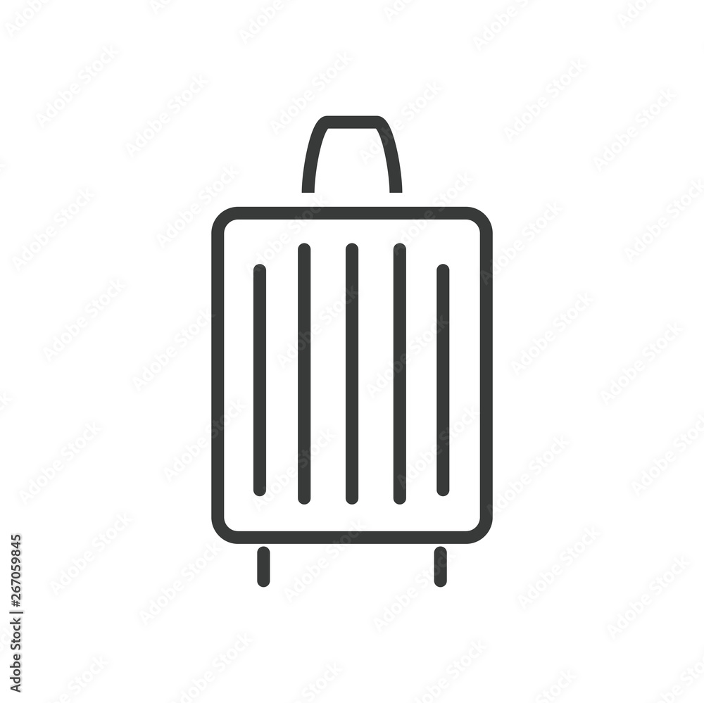 Suitcase Vector Icon, Pixel perfect Eps10. Isolated on white background Suitcase Vector Icon, Pixel perfect Eps10. Isolated on white background