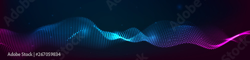 Music abstract background. Equalizer for music, showing sound waves with musical waves, the concept of a music equalizer vector.