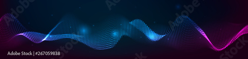 Music abstract background. Equalizer for music, showing sound waves with musical waves, the concept of a music equalizer vector.